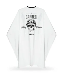 MARMARA BARBER - Pelerina frizerie/coafor - Skull Alba