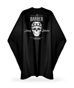 MARMARA BARBER - Pelerina frizerie/coafor - Skull Neagra