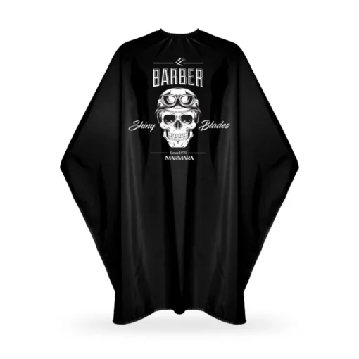 MARMARA BARBER - Pelerina frizerie/coafor - Skull Neagra