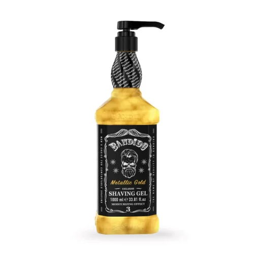 Gel de ras 1000ml - Metallic Gold - Bandido