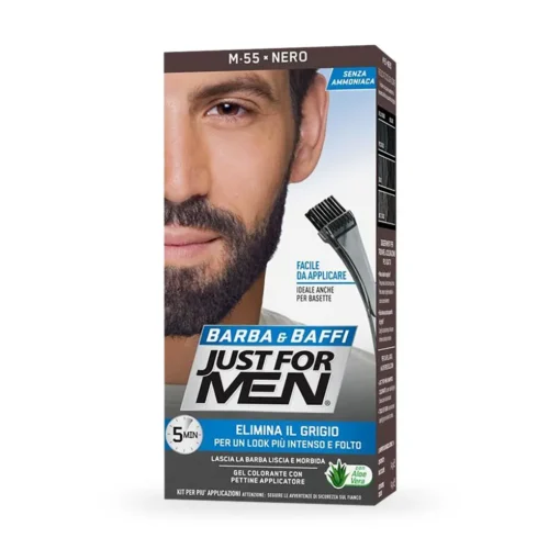 Vopsea de barba - Just For Men - Negru