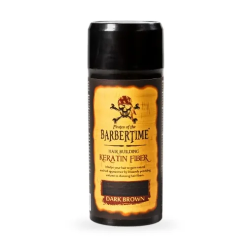 BARBERTIME - Pudra fiber pentru parul rar 21g - Saten Inchis