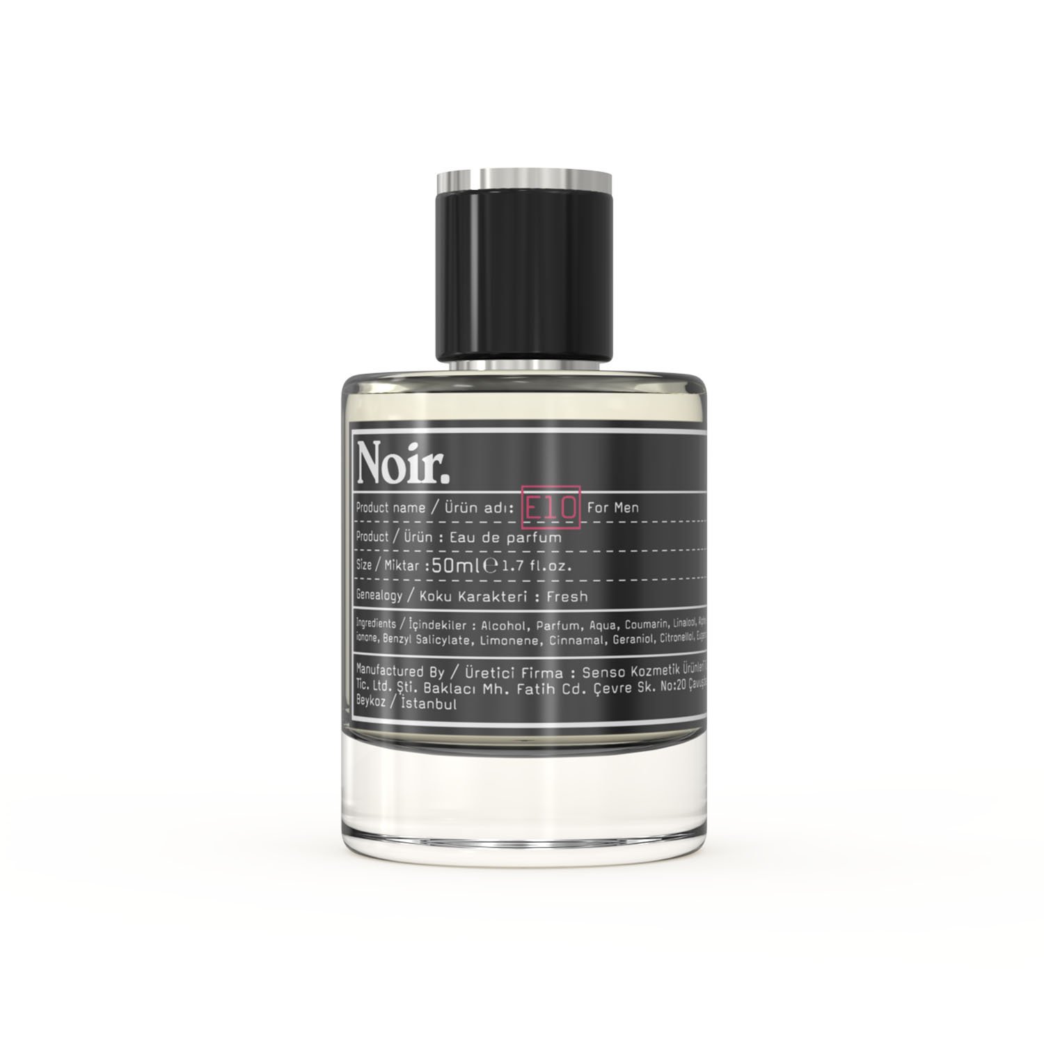 Noir - Apa de Parfum E10 - Nobilul Rebel