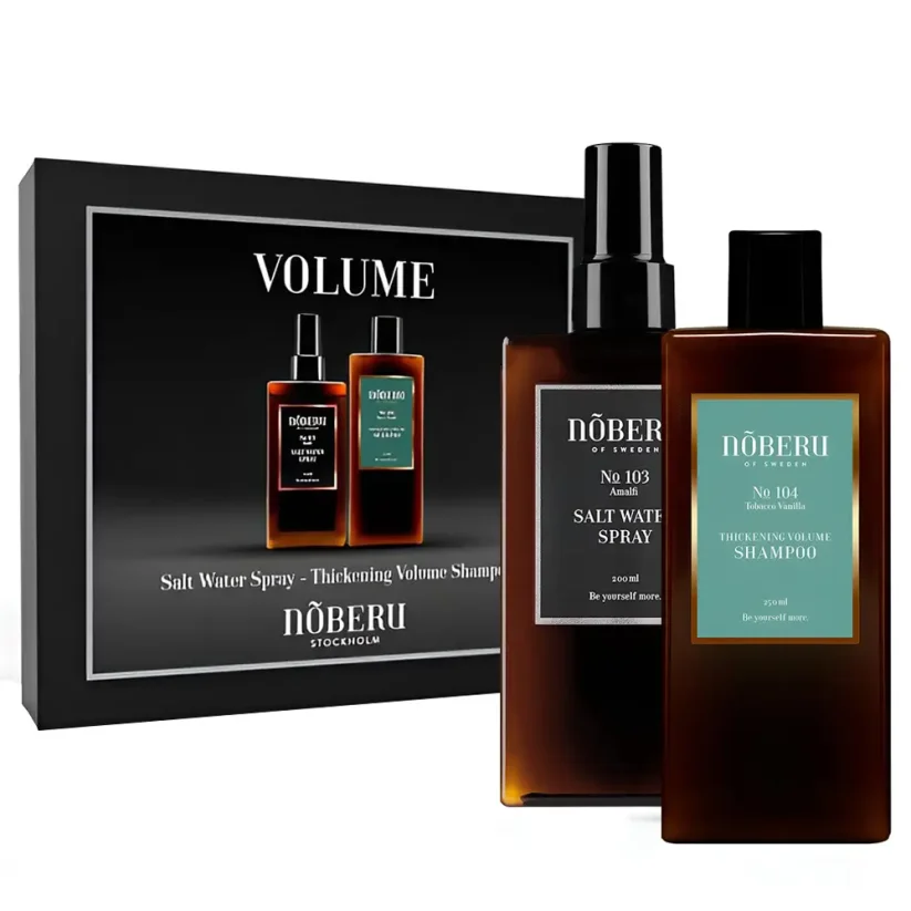 Noberu - Set cadou sampon si sea salt Volume Hair Grooming