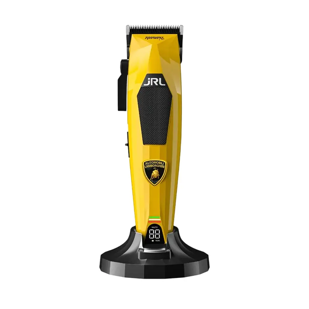 JRL - Set combo Masina de tuns + Masina de contur - Lamborghini Diamante - Galben - imagine 2