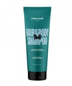 Men Rock - Gel de dus 2 in 1 Hair & Body Shampoo fresh peppermint and citric 200ml