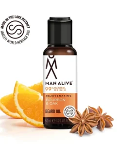 Alternative view of Man Alive - Ulei de barba Bourbon & Oak 50ml