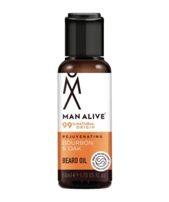 Man Alive - Ulei de barba Bourbon & Oak 50ml