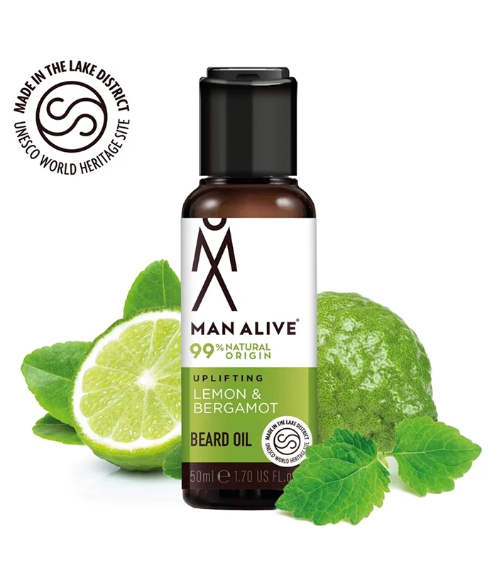 Man Alive - Ulei de barba Lemon & Bergamot 50ml - imagine 2