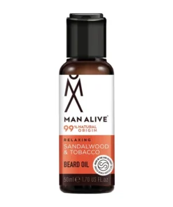 Man Alive - Ulei de barba Sandalwood & Tobacco 50ml