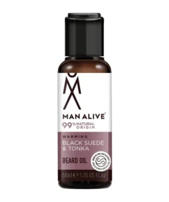 Man Alive - Ulei de barba Black Suede & Tonka 50ml