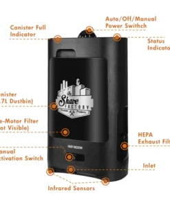 Alternative view of Aspirator Profesional pentru Păr The Shave Factory Hair Vacuum