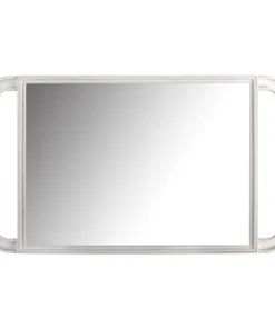 Oglinda Frizerie cu Manere JRL Hand Mirror White