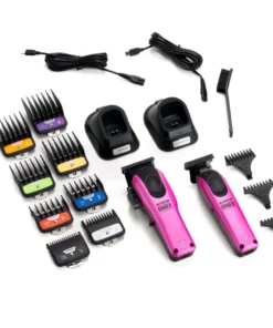 Alternative view of Set combo Kiepe Edgex Pink Masina de tuns si Masina de contur fara fir