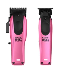 Set combo Kiepe Edgex Pink Masina de tuns si Masina de contur fara fir