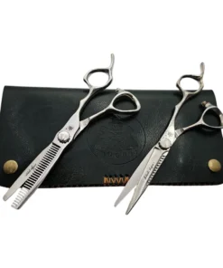 Alternative view of Set foarfeci – Mikashi Shogun’s – Spartan Silver – 6.0 inch + Borseta premium cadou