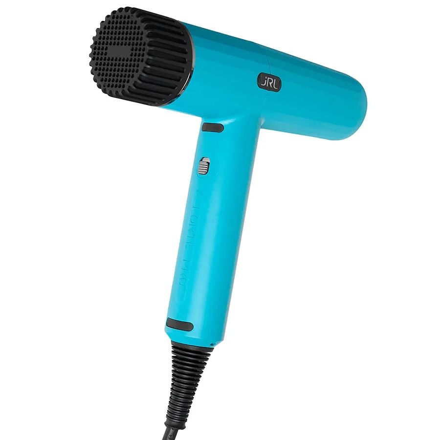 Set Uscator de par JRL Forte Pro Dryer 90.000 RPM Sapphire Blue + 2 Perii pentru par - imagine 4