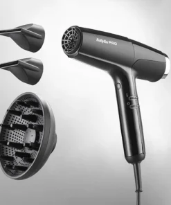 Alternative view of Uscător de păr profesional BAB8550BE BabylissPRO Falco 2000W argintiu