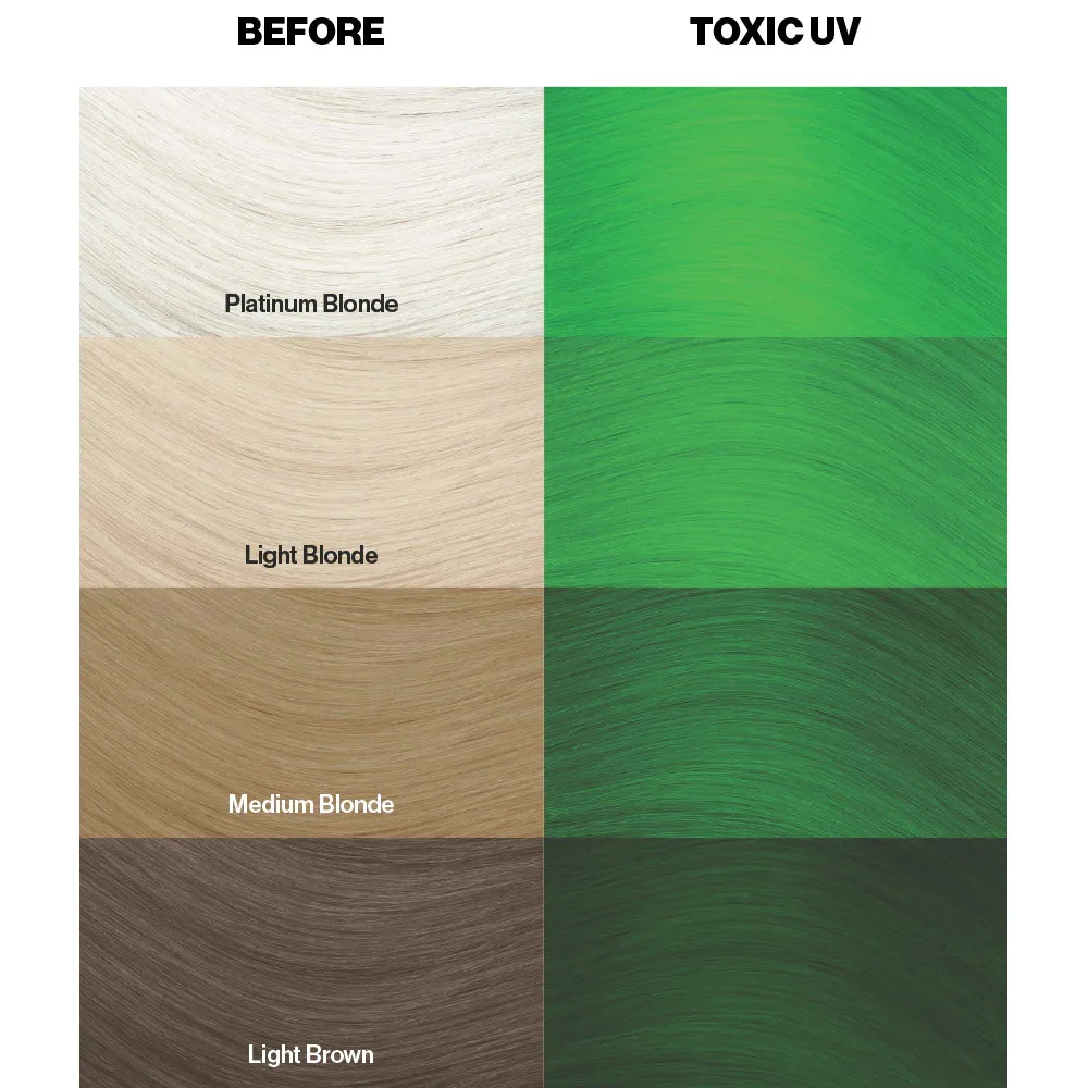 Vopsea semipermanentă Crazy Color Toxic UV no.79 100 ml - imagine 4