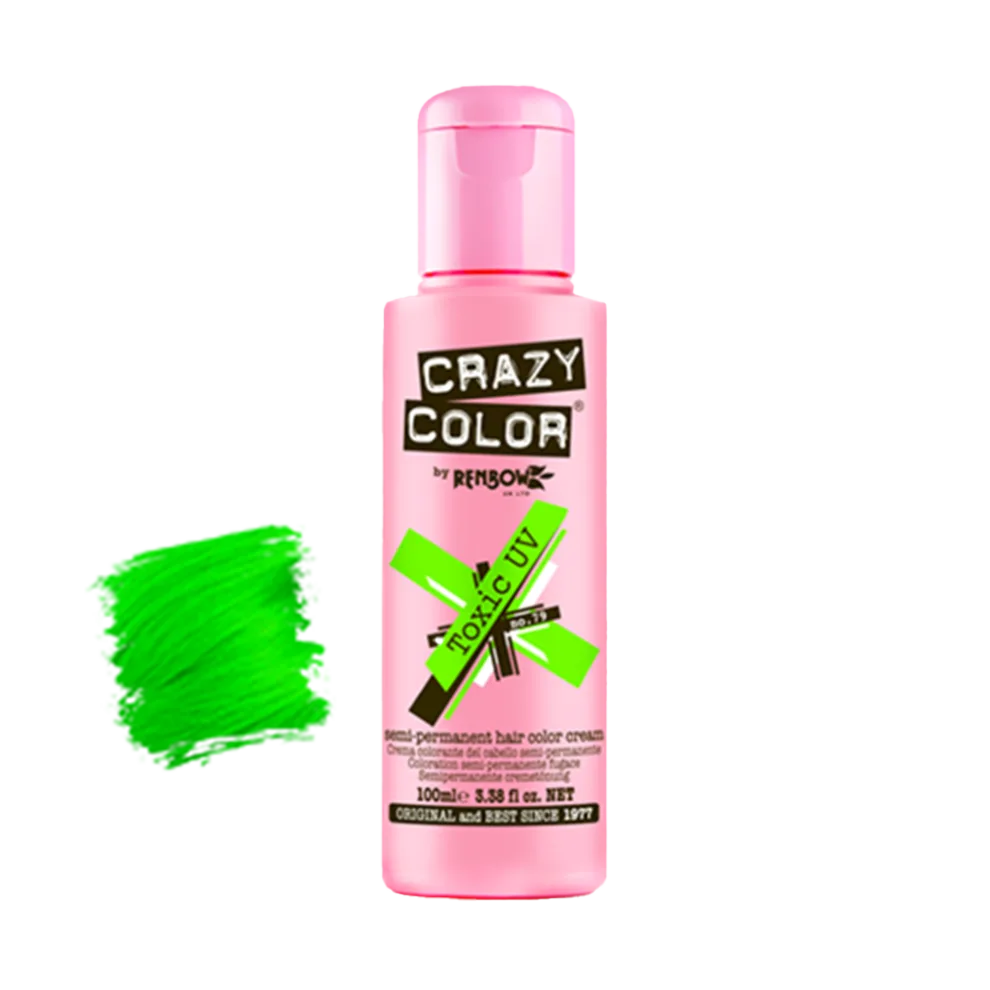 Vopsea semipermanentă Crazy Color Toxic UV no.79 100 ml